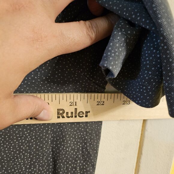 Travis Mathew Polo Shirt Mens Large Dark Gray Small Dots Golf Performance Top - Picture 7 of 8